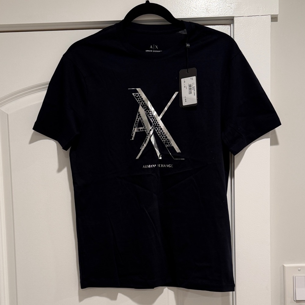 Armani Exchange Navy Graphic Tee